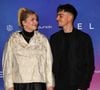 Louane et son compagnon Florian Rossi - Avant Première de " Belle " film animé japonais au Grand Rex à Paris. © Veeren / Bestimage 