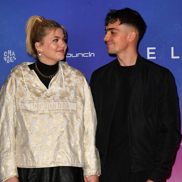 Louane et son compagnon Florian Rossi - Avant Première de " Belle " film animé japonais au Grand Rex à Paris. © Veeren / Bestimage 