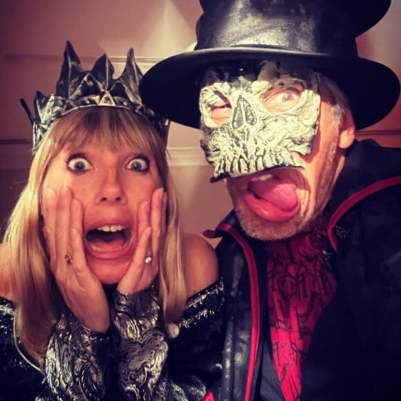 Mélanie Page et Nagui à Halloween, en 2021