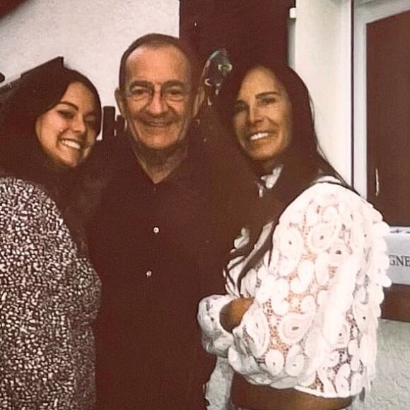 Jean-Pierre Pernaut avec sa femme Nathalie Marquay et leur fille Lou