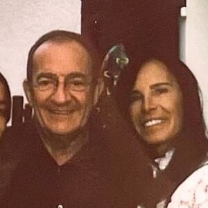 Jean-Pierre Pernaut avec sa femme Nathalie Marquay et leur fille Lou