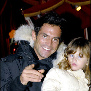 Filip Nikolic et sa fille Sasha - Soirée caritative au cirque arlette gruss au profit de l'association "Rêves".