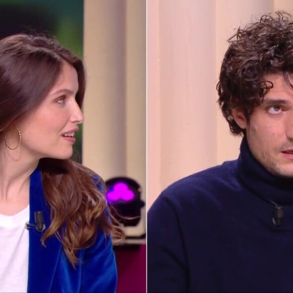 Laetitia Casta et Louis Garrel face à Yann Barthès dans "Quotidien".