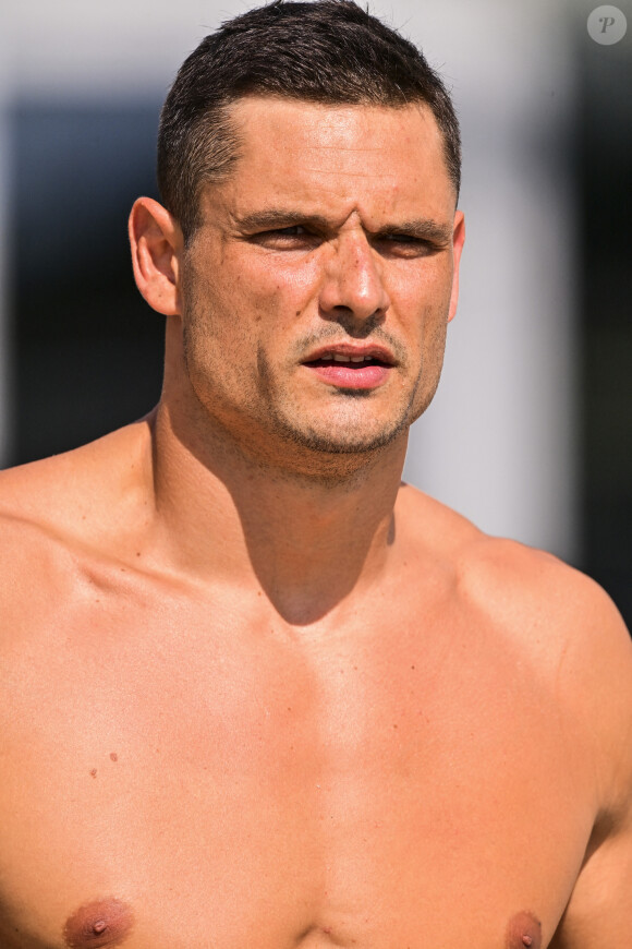 Florent Manaudou (fra) a l echauffement lors des championnats de France de Natation à Chartres, France. © Jean-Baptiste Autissier/Panoramic/Bestimage