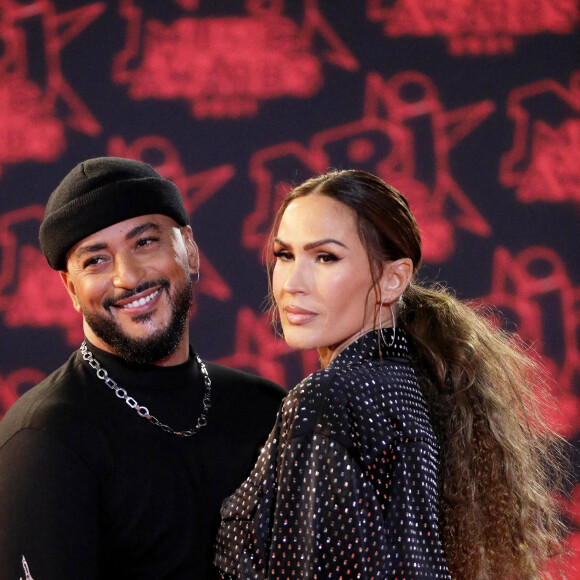 Slimane et Vitaa - 23e édition des NRJ Music Awards au Palais des Festivals de Cannes, le 20 novembre 2021. © Dominique Jacovides/Bestimage