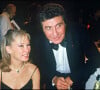 Archives - Gilbert Bécaud et sa femme lors des Victoires de la musique. 1986.