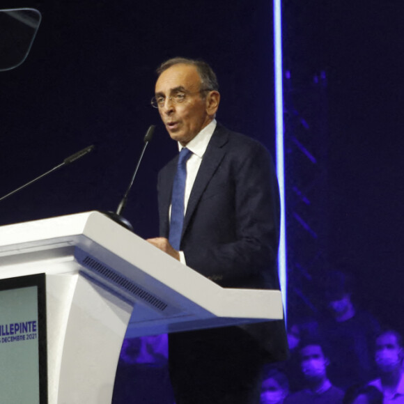 Premier meeting d'Eric Zemmour, candidat à l'élection présidentielle avec son parti "Reconquête !" à Villepinte le 5 décembre 2021