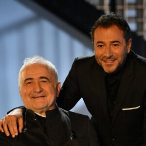 Guy Savoy et Bernard Montiel - Guy Savoy lors de l'enregistrement de l'émission "Animaux Stars" le 24 novembre 2021, qui sera diffusée le 25 décembre 2021 sur la chaine Animaux. © Veeren/Bestimage 