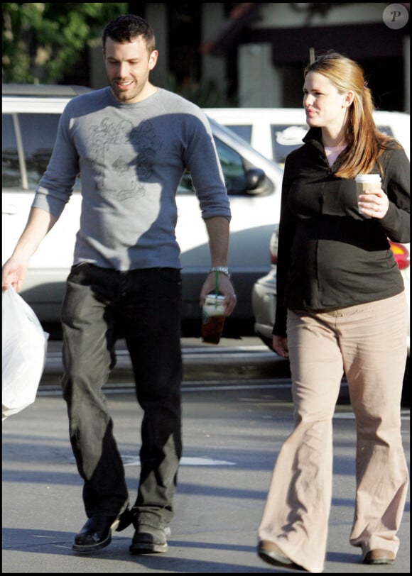 Ben Affleck et Jennifer Garner font du shopping à Los Angeles.
