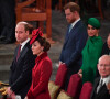 Le prince William, duc de Cambridge, et Catherine (Kate) Middleton, duchesse de Cambridge, Le prince Harry, duc de Sussex, Meghan Markle, duchesse de Sussex - La famille royale d'Angleterre lors de la cérémonie du Commonwealth en l'abbaye de Westminster à Londres.