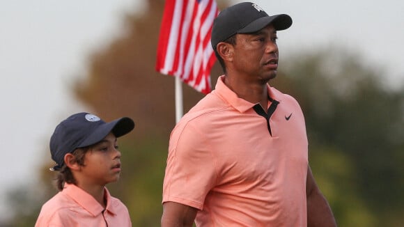Tiger Woods : Son fils Charlie, 12 ans, fait le show pour son grand retour