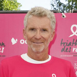 Denis Brogniart - 8ème édition du "Triathlon des roses" au Stade Français dans le domaine de Saint Cloud le 18 septembre 2021. © Marc Ausset-Lacroix/Bestimage
