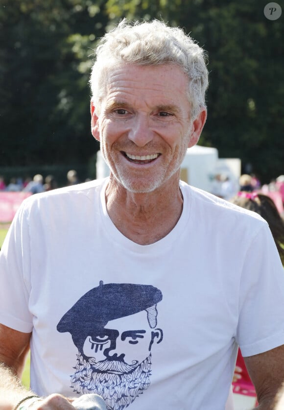 Denis Brogniart - 8ème édition du "Triathlon des roses" au Stade Français dans le domaine de Saint Cloud le 18 septembre 2021.  © Marc Ausset-Lacroix/Bestimage