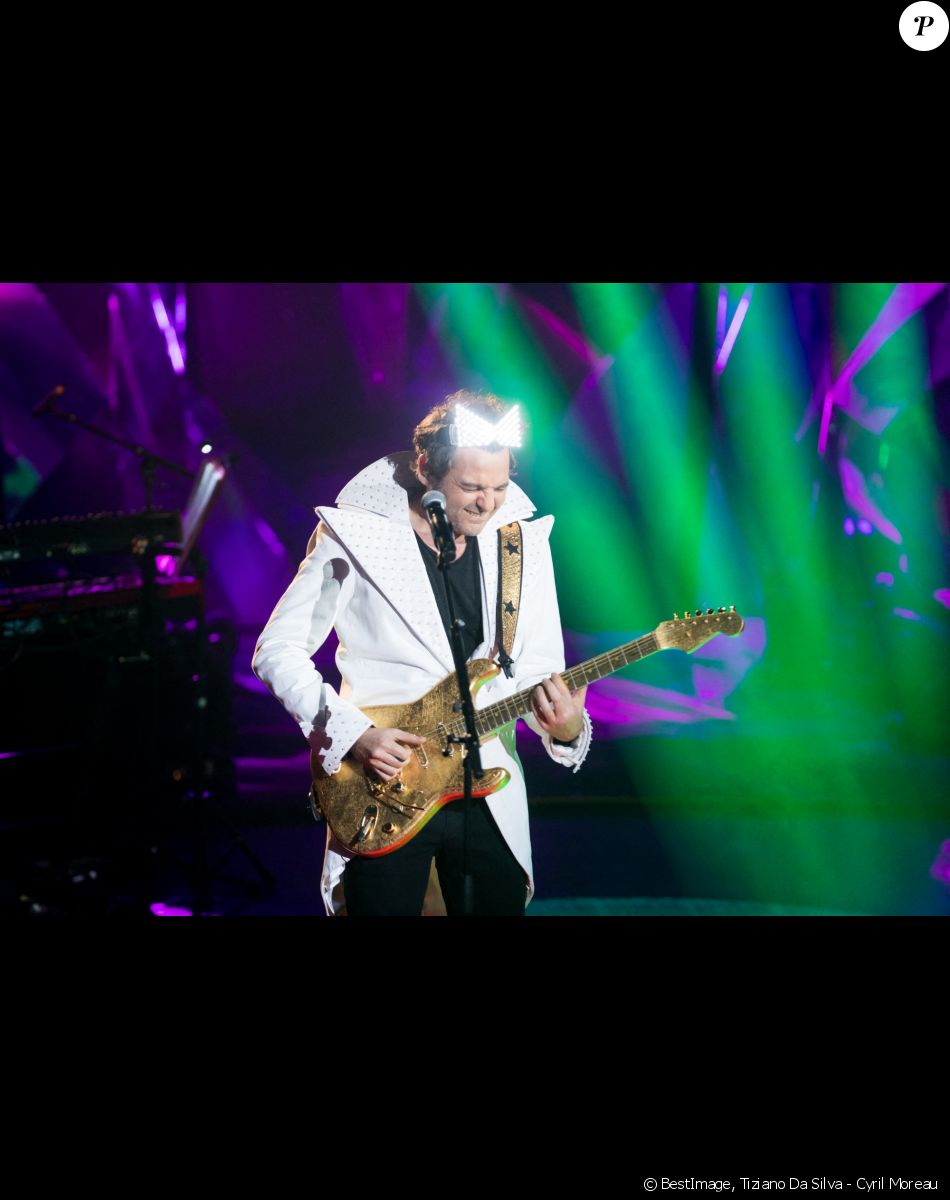Exclusif - Matthieu Chedid - Grande soirée solidaire et festive "Secours Pop La Grande Soirée" au Cirque d'Hiver à Paris, le 6 février. © Tiziano Da Silva - Cyril Moreau / Bestimage