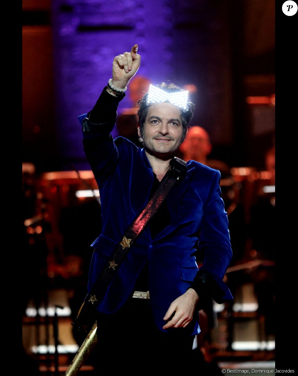 Exclusif - No Web - Matthieu Chedid - Enregistrement de l'émission "Symphonie pour la Vie, Spéciale Pièces jaunes" au Théâtre national de l'Opéra Comique à Paris, le 4 février 2021. © Dominique Jacovides / Bestimage
