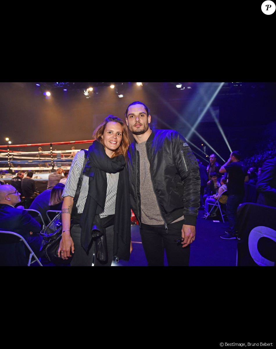 Laure Manaudou et son frère Florent Manaudou lors du gala de boxe organisé par Univent Production au Palais des Sports de Marseille le 24 mars 2018. © Bruno Bebert/Bestimage