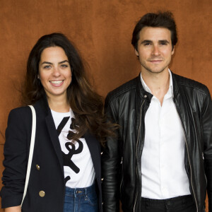 Anouchka Delon et son mari Julien Dereims - Célébrités dans le village des internationaux de France de tennis de Roland Garros à Paris. ©JB Autissier / Panoramic / Bestimage