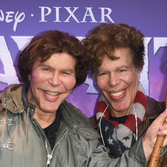 Grichka Bogdanoff (Bogdanov) et Igor Bogdanoff (Bogdanov) à la première du film "En Avant" au cinéma UGC Normandie à Paris, le 26 février 2020. © Guirec Coadic/Bestimage
