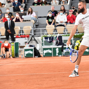 Exclusif - Benoît Paire lors d'un match de tennis à Roland Garros, Paris le 18 septembre 2021. © Veeren/Bestimage