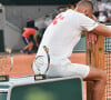 Exclusif - Benoît Paire lors d'un match de tennis à Roland Garros, Paris le 18 septembre 2021. © Veeren/Bestimage