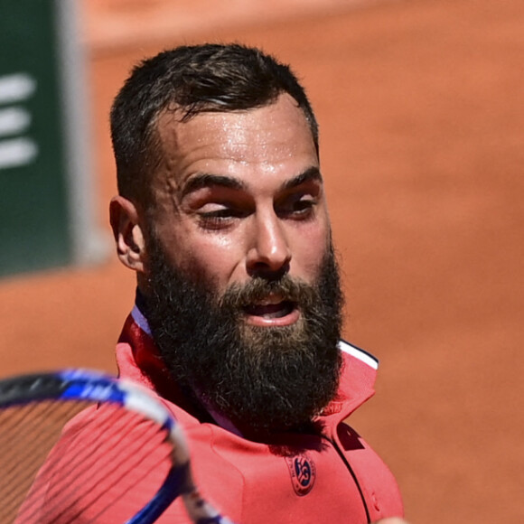 Benoit Paire (Fra) lors du 1er tour simples Messieurs des Internationaux de France à Roland Garros, à Paris, France, le 31 mai 2021. © Jean-Baptiste Autissier/Panoramic/Bestimage