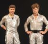 Igor et Grichka Bogdanoff (Bogdanov) - Filage de la pièce "Big Bang" au théâtre du Gymnase à Paris © Coadic Guirec / Bestimage