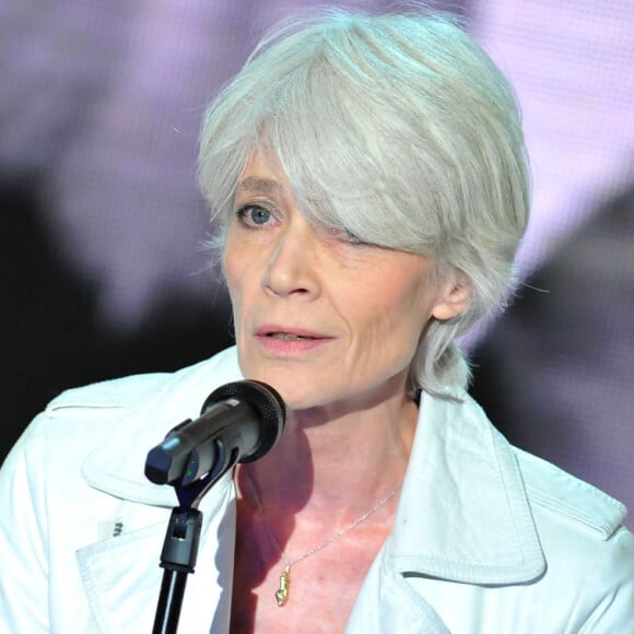 Françoise Hardy dans l'émission "Vivement dimanche" en 2010.
