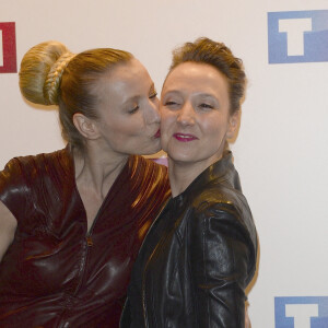 Alexandra Lamy et sa soeur Audrey Lamy - Avant-Premiére du film "Ce soir je vais tuer l' assassin de mon fils" à l'Elysée Biarritz à Paris le 24 mars 2014.