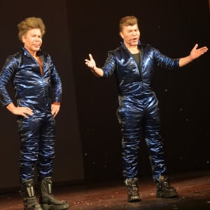 Générale de la pièce "Big Bang" de Igor et Grichka Bogdanoff (Bogdanov) au théâtre du Gymnase à Paris le 8 février 2016. © Veeren/Bestimage