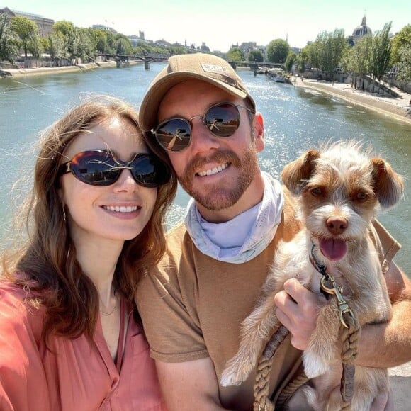 Lily Collins et son compagnon Charlie McDowell sur Instagram.