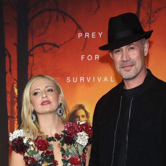 Sarah Michelle Gellar, Freddie Prinze Jr à la première du film "Wolf Pack" à Los Angeles, le 19 janvier 2023.  Celebrities at the premiere of "Wolf Pack" in Los Angeles. January 19th, 2023. 