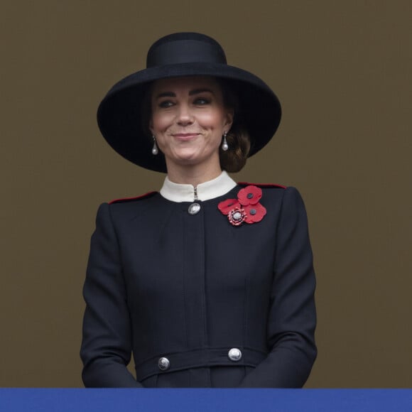 Catherine Kate Middleton, duchesse de Cambridge - La famille royale d'Angleterre sans la reine et la classe politique anglaise participent au 'Remembrance Day', une cérémonie d'hommage à tous ceux qui sont battus pour la Grande-Bretagne, au Cenopath à Whitehall, Londres le 14 novembre 2021.