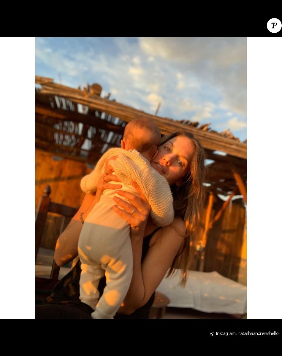 Natasha Andrews et Billie, une des deux filles qu'elle partage avec son compagnon Pierre Niney, sur Instagram, 2019.