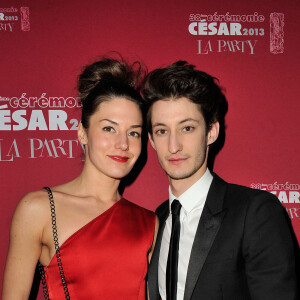 Pierre Niney et sa compagne Natasha Andrews - Soiree Cesar 2013 'La Party' au Club 79 a l'occasion de la 38eme ceremonie des Cesar a Paris le 22 fevrier 2013.