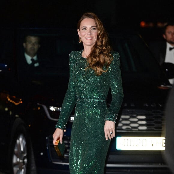 Kate Catherine Middleton - Le duc et la duchesse de Cambridge à leur arrivée au "Royal Variety Performance 2021" au Royal Albert Hall à Londres. Le 18 novembre 2021