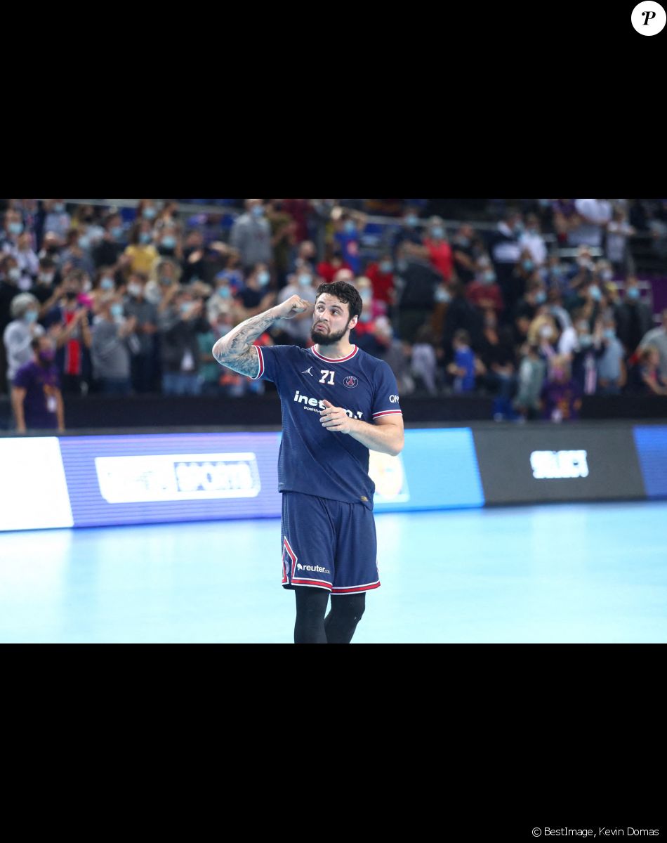 Elohim Prandi (Paris Saint-Germain) - L'équipe de Chambéry bat le PSG (29 - 28) et se qualifie pour la finale de la Coupe de la Ligue de Handball, le 18 décembre 2021 à Metz. © Kevin Domas / Panoramic / Bestimage