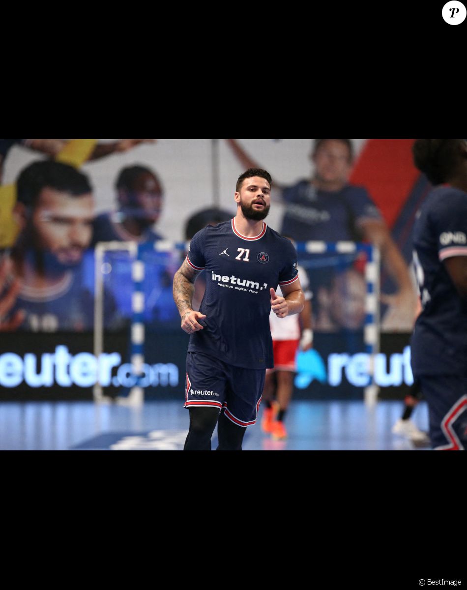 Elohim Prandi (Paris Saint-Germain) - EHF Champions League "Paris Saint-Germain Handball - C.S. Dinamo Bucarest" à Paris, le 23 septembre 2021.
