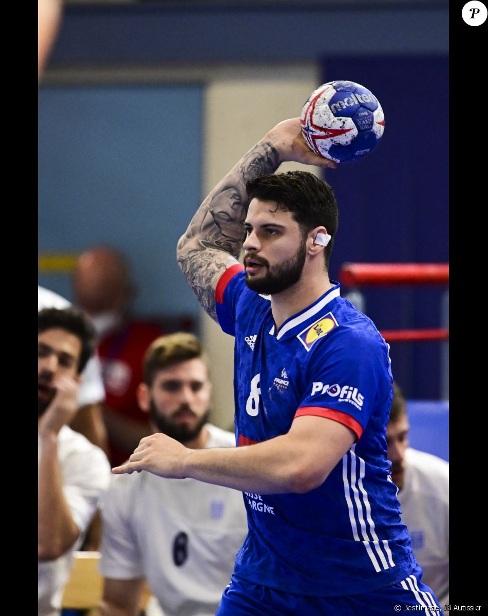 Elohim Prandi (France) - L'équipe de France de handball bat la Grèce (46 - 30) lors des qualifications à l'Euro 2022, le 2 mai 2021 à Créteil. © JB Autissier / Panoramic / Bestimage