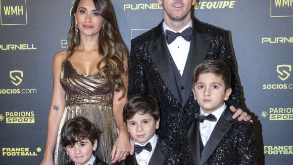 Lionel Messi : sa femme Antonela partage une adorable photo de leurs 3 garçons