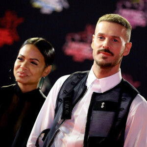 Christina Milian enceinte et son compagnon Matt Pokora (M. Pokora) - 21ème édition des NRJ Music Awards au Palais des festivals à Cannes. © Dominique Jacovides/Bestimage 