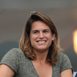 Amélie Mauresmo lors du match du quart de finale de l'UEFA Euro France-Islande au Stade de France à Saint-Denis, France. © Cyril Moreau/Bestimage