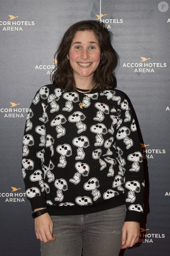 Exclusif - Joséphine Draï - Photocall avant le concert de Kendrick Lamar à l'AccorHotels Arena le 25 février 2018.