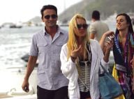 EXCLU : Lindsay Lohan sort son coup de poing à Saint Barth'... pour défendre sa soeur ! Ça fait mal !