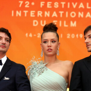 Niels Schneider, Adèle Exarchopoulos et Gaspard Ulliel - Montée des marches du film "Sibyl" lors du 72ème Festival International du Film de Cannes. Le 24 mai 2019 © Jacovides-Moreau / Bestimage 