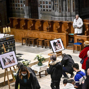 Un rassemblement religieux a lieu à la cathédrale d'Albi, France, le 8 janvier 2022, à l'initiative de la soeur et d'une amie de Delphine Jubillar. © Thierry Breton/Panoramic/Bestimage