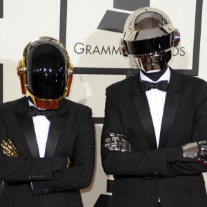 Daft Punk (Thomas Bangalter et Guy-Manuel de Homem-Christo) - 56eme ceremonie des Grammy Awards a Los Angeles