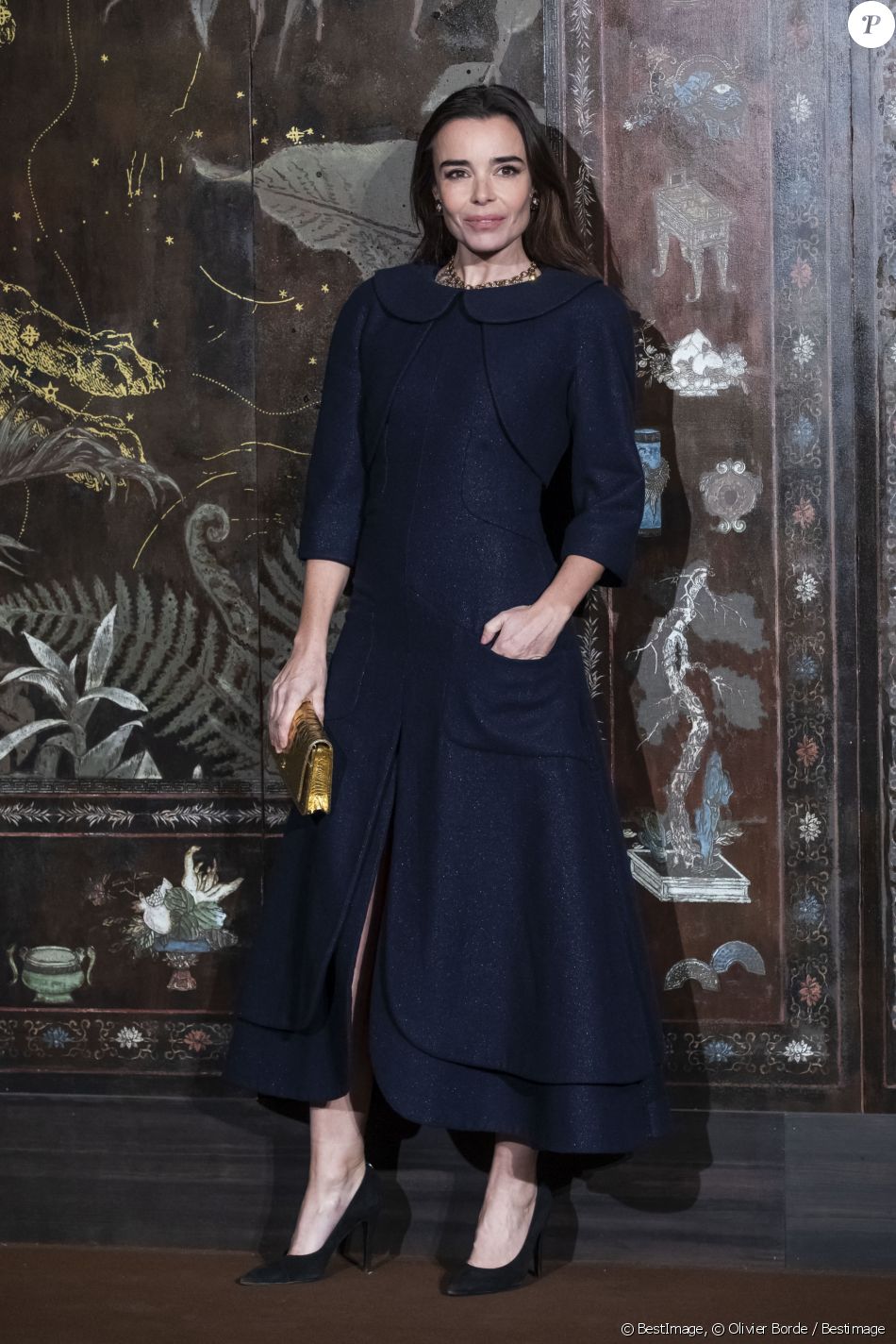 Elodie Bouchez lors du photocall du défilé Chanel Métiers d'Art 2019 /