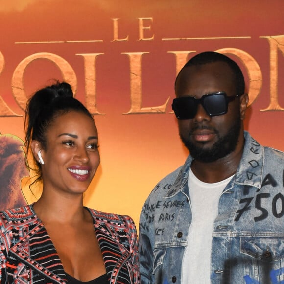 Maitre Gims et sa femme Demdem Djuna - Projection exceptionnelle du nouveau Disney "Le Roi Lion" au Grand Rex à Paris le 11 juillet 2019. © Coadic Guirec/Bestimage