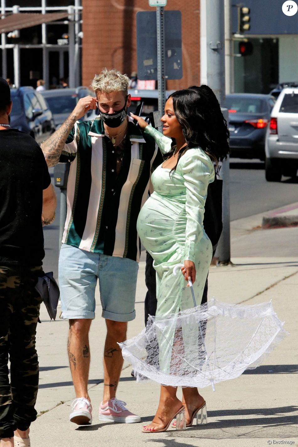 Christina Milian Enceinte Et Son Compagnon M Pokora Matt Font La Promotion De La Marque