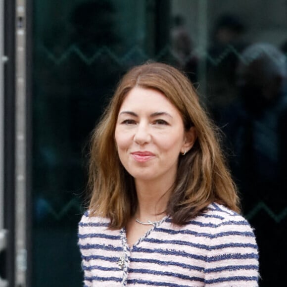 Sofia Coppola arrive au défilé de mode Haute-Couture 2022 "Chanel" Grand Palais Ephémère à Paris. Le 25 Janvier 2022 © Veeren-Christophe Clovis / Bestimage
